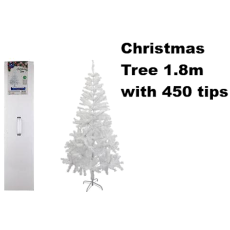Premium White Christmas Tree 1.8m